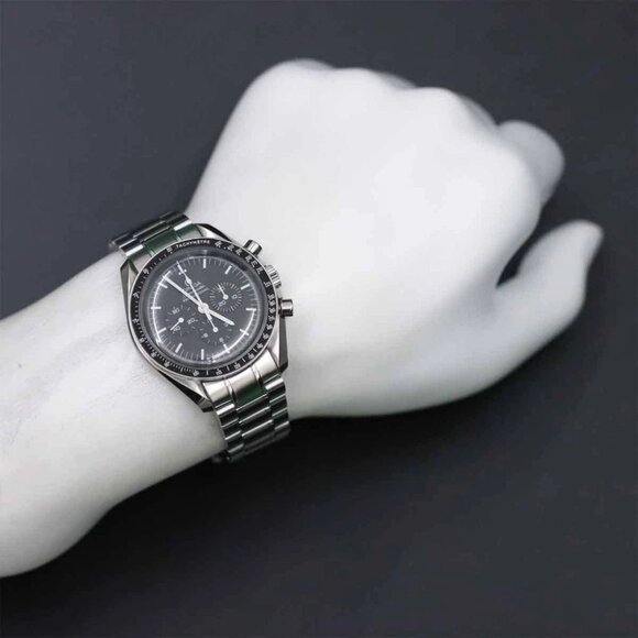 OMEGA Speedmaster Professional Moon Watch 3570 50 Black Dial Mens 90245919 - Picture 2 of 7
